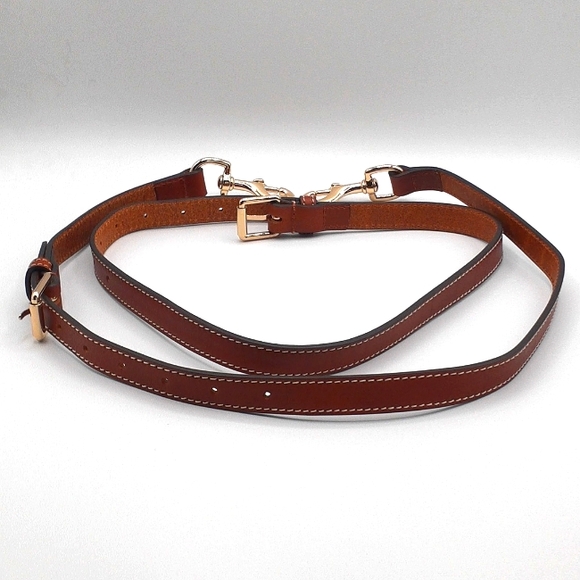 SALE! Large Dooney & Bourke Geena Leather Dome Satchel Black - Picture 13 of 16